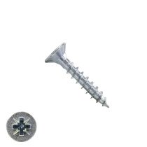 Spanplattenschrauben 4x30mm verzinkt Senkkopf POZI-2 1000 Stück