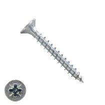 Spanplattenschrauben 4x35mm verzinkt Senkkopf POZI-2 1000 Stück