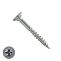 Spanplattenschrauben 4x40/24mm verzinkt Senkkopf POZI-2 200 Stück