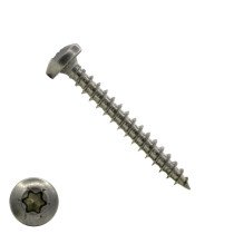 Spanplattenschrauben 4x40mm Edelstahl A2 Linsenkopf TORX 200 Stück