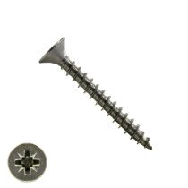 Spanplattenschrauben 4x40mm Edelstahl A4 Senkkopf POZI-2 200 Stück