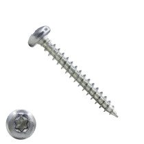 Spanplattenschrauben 4x40mm verzinkt Linsenkopf TORX-15 200 Stück