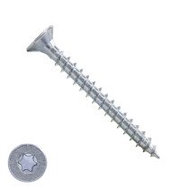 Spanplattenschrauben 4x50mm verzinkt Senkkopf TORX-20 200 Stück