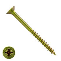 Spanplattenschrauben 4x70/42mm gelb verzinkt Senkkopf POZI-2 200 Stück