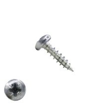 Spanplattenschrauben 5x16mm verzinkt Linsenkopf POZI-2 200 Stück