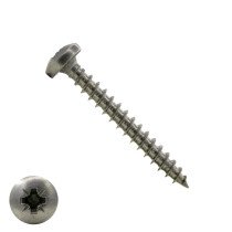 Spanplattenschrauben 5x45mm Edelstahl A2 Linsenkopf POZI-2 200 Stück