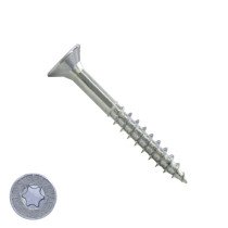 Spanplattenschrauben 6x45/30mm verzinkt Senkkopf TORX-30 200 Stück