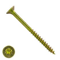 Spanplattenschrauben 6x70/42mm gelb verzinkt Senkkopf TORX-30 200 Stück