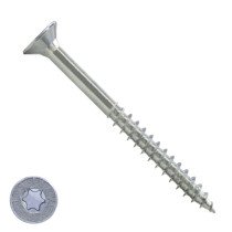 Spanplattenschrauben 6x70/42mm verzinkt Senkkopf TORX-30 200 Stück