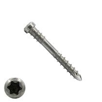 Spax-D Terrassenschrauben 5x40mm Edelstahl A2 Zylinderkop TORX 200 Stück