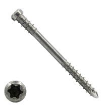 Spax-D Terrassenschrauben 5x80mm Edelstahl A2 Zylinderkop TORX 100 Stück