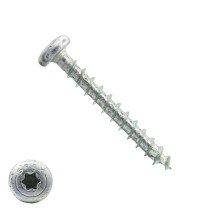 Spax Spanplattenschrauben 4x35mm verzinkt Linsenkopf TORX 200 Stück