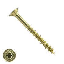 Spax Spanplattenschrauben 4x50mm Teilgewinde gelb verzinkt Senkkopf TORX 200 Stück