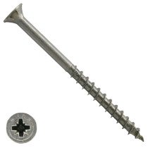 Spax Spanplattenschrauben 5x100mm Teilgewinde Edelstahl A2 Senkkopf POZI 100 Stück