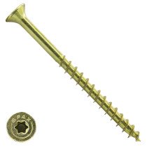 Spax Spanplattenschrauben 5x100mm Teilgewinde gelb verzinkt Senkkopf TORX 100 Stück