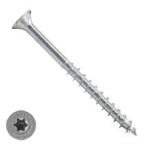 Spax Spanplattenschrauben 6x80mm Teilgewinde verzinkt Senkkopf TORX 200 Stück