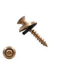 Spenglerschrauben 4,5x25mm Edelstahl A2 verkupfert Liseko TORX-20 200 Stück