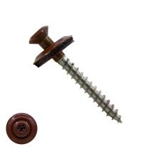 Spenglerschrauben 4,5x35mm Edelstahl A2 RAL3009 Oxidrot  TORX-20 200 Stück