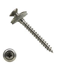 Spenglerschrauben 4,5x55mm Edelstahl A2 Liseko 2-teilig POZI-2 200 Stück