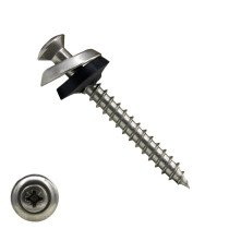 Spenglerschrauben 4,5x55mm Edelstahl A2 Liseko POZI-2 200 Stück