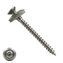Spenglerschrauben 4,5x70mm Edelstahl A2 Liseko TORX-20 200 Stück