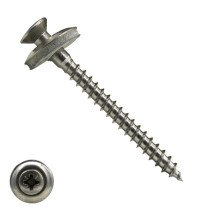 Spenglerschrauben 4,5x80mm Edelstahl A2 Liseko 2-teilig POZI-2 200 Stück