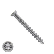 Terrassenschrauben 4x40mm Edelstahl C1 Fräskopf TORX-20 200 Stück