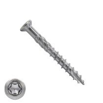 Terrassenschrauben 4x40mm Edelstahl C1 Fräskopf TORX-20 200 Stück