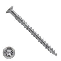 Terrassenschrauben 5x80mm Edelstahl C1 Fräskopf TORX 100 Stück