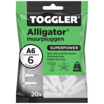 Toggler Alligator Dübel A6 20 Stück