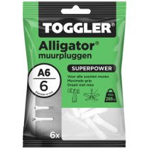 Toggler Alligator Dübel A6 6 Stück