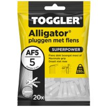 Toggler Alligator Dübel mit Kragen AF5 20 Stück