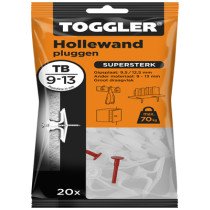 Toggler Hohlraumdübel TB 9-13mm 20 Stück