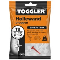Toggler Hohlraumdübel TB 9-13mm 6 Stück