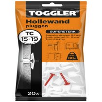 Toggler Hohlraumdübel TC 15-19mm 20 Stück