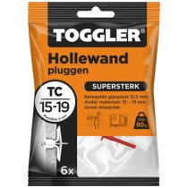 Toggler Hohlraumdübel TC 15-19mm 6 Stück