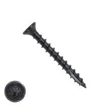 Woodies Beschlagschrauben Senkkopf kop Blackline Schwarz TORX-20 4,5x40mm 200 Stück
