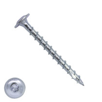 Woodies Tellerkopf Holzbauschrauben TORX-30 verzinkt 6x60mm 100 Stück
