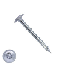 Woodies Tellerkopf Holzbauschrauben TORX-40 verzinkt 8x40mm 50 Stück