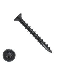 Woodies Beschlagschrauben Senkkopf kop Blackline Schwarz TORX-20 4,5x40mm 200 Stück