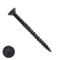 Woodies Holzbauschrauben Blackline Shield TORX-25 Senkkopf 5x60/35mm 200 Stück
