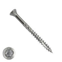 Woodies Terrassenschrauben Edelstahl C1 / 410 TORX-25 5x60mm Fräskopf  200 Stück