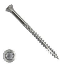 Woodies Terrassenschrauben Edelstahl C1 / 410 TORX-25 5x80mm Fräskopf 200 Stück