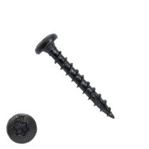Woodies Zylinderkopfschrauben Blackline TORX-20 4x40mm 200 Stück 