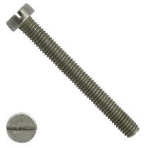 Zylinderschrauben mit Schlitz M5 x 80mm DIN84 Edelstahl A2  200 Stück