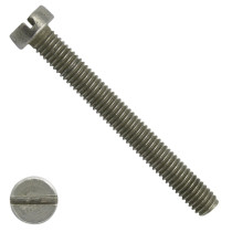 Zylinderschrauben mit Schlitz M10 x 80mm DIN84 Edelstahl A4  50 Stück