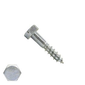 Schlüsselschrauben M5 verzinkt 5x35mm Din571 200 Stück