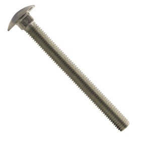 Schlossschrauben  M6 x 80 Edelstahl A2 Din603 100 Stück