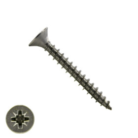 Spanplattenschrauben 4x45mm Edelstahl A2 Senkkopf POZI-2 200 Stück