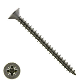 Spanplattenschrauben 5x70mm Edelstahl A2 Senkkopf POZI-2 100 Stück